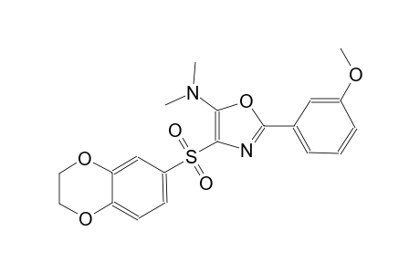 5-oxazolamine, 4-[(2,3-dihydro-1,4-benzodioxin-6-yl)sulfonyl]-2-(3-methoxyphenyl)-N,N-dimethyl-