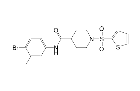 N-(4-bromo-3-methylphenyl)-1-(2-thienylsulfonyl)-4-piperidinecarboxamide
