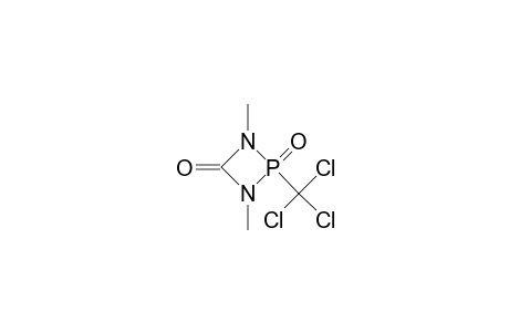 1,3-DIMETHYL-2-(TRICHLOROMETHYL)-1,3,2-DIAZAPHOSPHETIDIN-4-ON-2-OXIDE