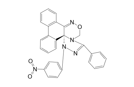 11-(4'-NITROPHENYL)-9-PHENYL-7H,11H-PHENANTHRO-[9,10-C]-[1,2,4]-TRIAZOLO-[4,3-D]-[1,2,5]-OXADIAZINE