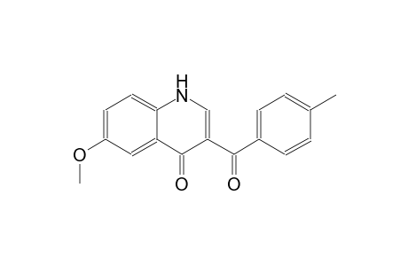 6-methoxy-3-(4-methylbenzoyl)-4(1H)-quinolinone