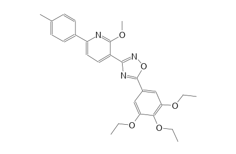 pyridine, 2-methoxy-6-(4-methylphenyl)-3-[5-(3,4,5-triethoxyphenyl)-1,2,4-oxadiazol-3-yl]-