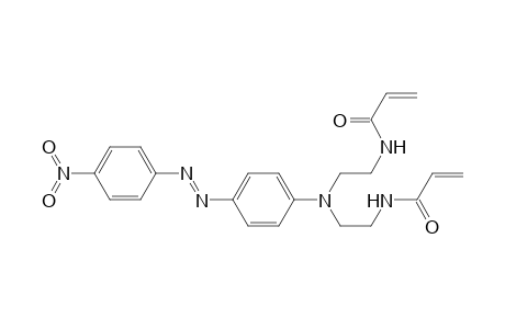 N,N-Bis-(2-acrylylaminoethyl)-4-(4-nitrophenylazo)-aniline