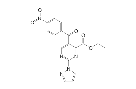 Ethyl 5-(4-Nitrobenzoyl)-2-(1H-pyrazol-1-yl)pyrimidine-4-carboxylate