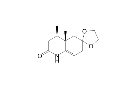 (4'R,4a'S)-(-)-4',4a'-Dimethyl-1',3',4',4a',5',7'-hexahydrospiro[1,3-dioxolane-2,6'(2'H)-quinolein]-2'-one