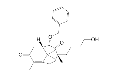 (1S,2S,4R)-2-(benzyloxy)-4-(4-hydroxybutyl)-4,8,11,11-tetramethylbicyclo[5.3.1]undec-7-ene-3,9-dione