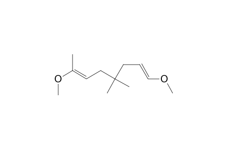 (1E,6E)-1,7-dimethoxy-4,4-dimethyl-octa-1,6-diene