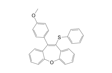 5-(p-Methoxyphenyl)-6-(phenylthio)dibenz[b,f]oxepine