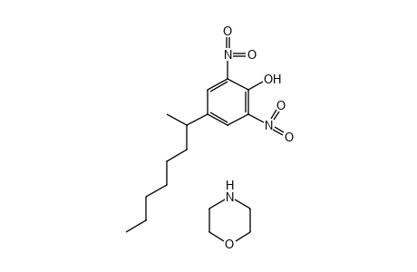 2,6-DINITRO-4-(1-METHYLHEPTYL)PHENOL, COMPOUND WITH MORPHOLINE (1:1)
