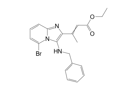 N-Benzyl-5-bromo-2-(3-ethoxy-1-methyl-3-oxo-1-propen-1-yl)imidazo[1,2-a]pyridin-3-amine