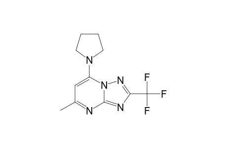 5-METHYL-7-(PYRROLIDIN-1-YL)-2-(TRIFLUOROMETHYL)-[1,2,4]-TRIAZOLO-[1,5-A]-PYRIMIDINE