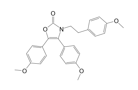 2(3H)-Oxazolone, 4,5-bis(4-methoxyphenyl)-3-[2-(4-methoxyphenyl)ethyl]-