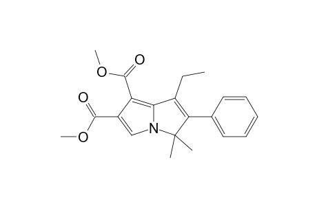 Dimethyl 1-Ethyl-3,3-dimethyl-2-phenyl-3H-pyrrolizine-6,7-dicarboxylate