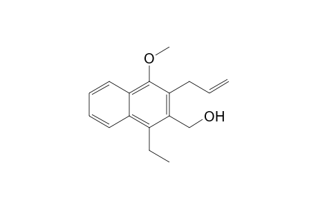 4-Ethyl-2-allyl-3-(hydroxymethyl)-1-methoxynaphthalene