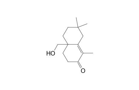 2(3H)-Naphthalenone, 4,4a,5,6,7,8-hexahydro-4a-(hydroxymethyl)-1,7,7-trimethyl-, (.+-.)-