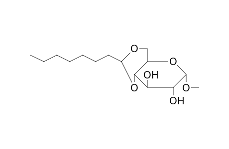 Methyl 4,6-O-octylidenehexopyranoside