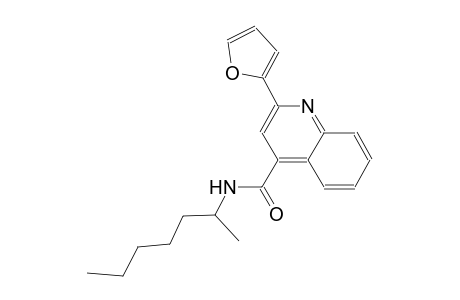 2-(2-furyl)-N-(1-methylhexyl)-4-quinolinecarboxamide