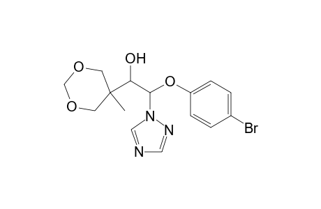 1H-1,2,4-Triazole-1-ethanol, beta-(4-bromophenoxy)-alpha-(5-methyl-1,3-dioxan-5-yl)-
