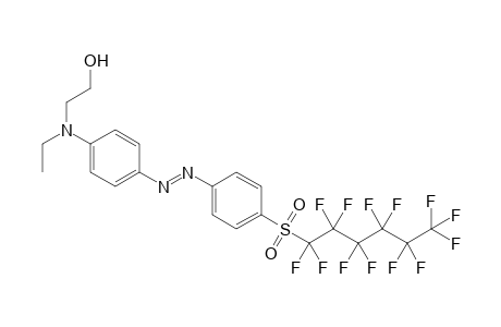 4-[4-(Perfluorohexylsulfonyl)phenylazo]-N-ethyl-N-(2-hydroxyethyl)aniline