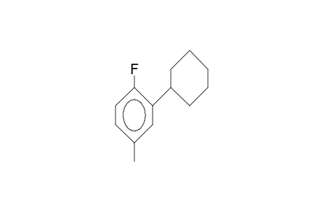 3-Cyclohexyl-4-fluoro-toluene