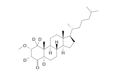 (2S,3R,5R,8S,9S,10R,13R,14S,17R)-1,1,3,5-tetradeuterio-17-[(1R)-1,5-dimethylhexyl]-2-methoxy-10,13-dimethyl-2,3,6,7,8,9,11,12,14,15,16,17-dodecahydrocyclopenta[a]phenanthren-4-one