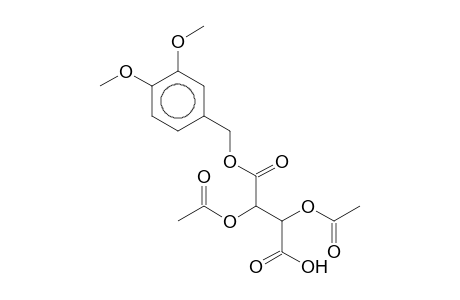 L(+)-Tartaric acid, 2,3-diacetyl-, mono[(3,4-dimethoxybenzyl) ester]