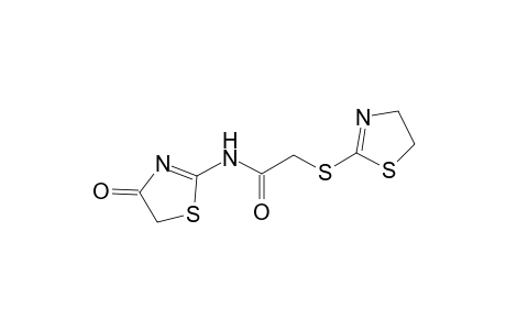 2-(4,5-Dihydro-thiazol-2-ylsulfanyl)-N-(4-oxo-4,5-dihydro-thiazol-2-yl)-acetamide