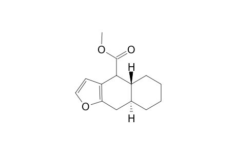 Methyl (4SR,4aRS,8aSR)-4,4a,5,6,7,8,8a,9-octahydronaphthao[2,3-b]furan-4-carboxylate