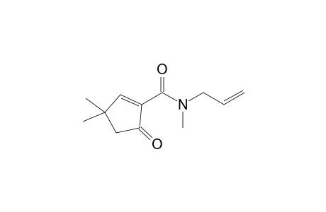 N-Allyl-N-methyl-(3,3-dimethyl-5-oxo-1-cyclopentene)carboxamide