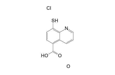 5-Hydroxycarbonyl-8-mercaptoquinoline hydrochloride monohydrate