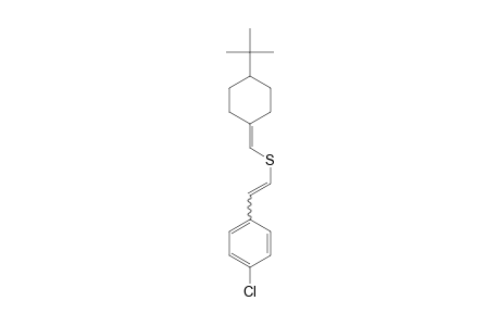 [(4-tert-Butylcyclohexylidene)methyl](4-chlorostyryl)sulfide