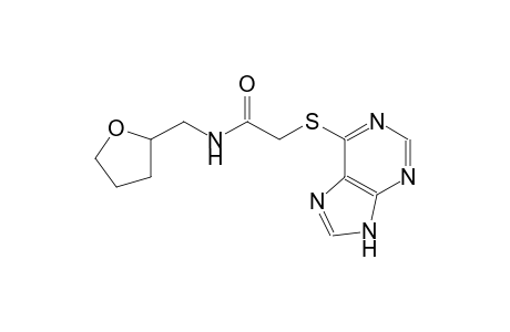 2-(9H-Purin-6-ylsulfanyl)-N-(tetrahydro-2-furanylmethyl)acetamide