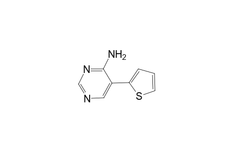 4-Pyrimidinamine, 5-(2-thienyl)-