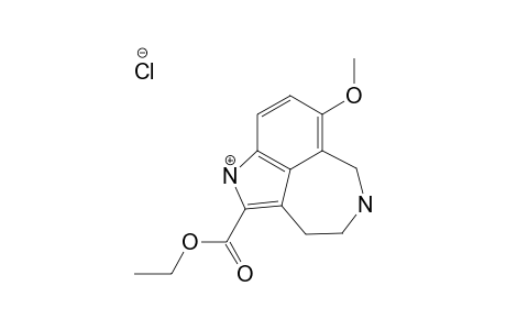 7-METHOXY-3,4,5,6-TETRAHYDRO-1H-AZEPINO-[5,4,3-CD]-INDOLE-2-CARBOXYLIC-ACID-ETHYLESTER-HYDROCHLORIDE