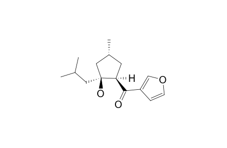 WOOGAROO-KETOL;(5R,7R,9S)-5-HYDROXY-5,9-DIHYDROMYOMONTANONE