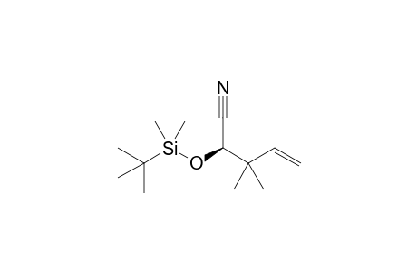 (2R)-2-[tert-butyl(dimethyl)silyl]oxy-3,3-dimethyl-pent-4-enenitrile
