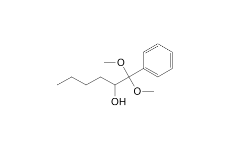 1,1-Dimethoxy-1-phenyl-2-hexanol