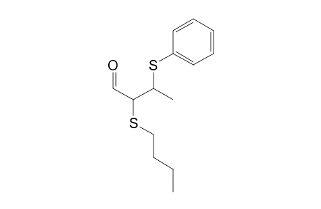 2-Butylthio-3-phenylthiobutanal