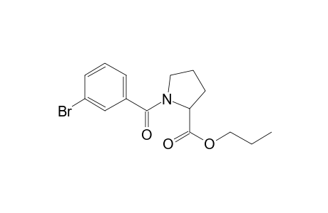 L-Proline, N-(3-bromobenzoyl)-, propyl ester