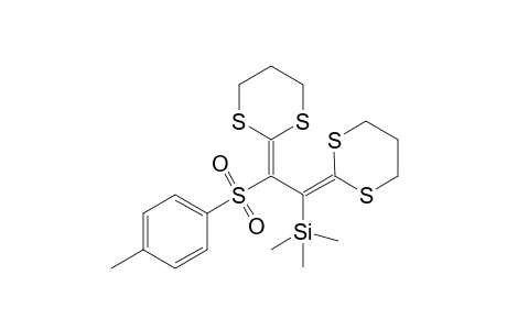 1,2-Bis(1,3-dithian-2-ylidene)-1-tosyl-2-(trimethylsilyl)ethane