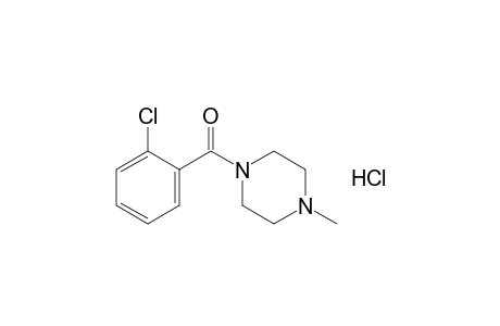 1-(o-chlorobenzoyl)-4-methylpiperazine, hydrochloride