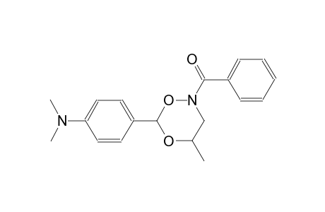 4-(2-Benzoyl-4-methyl-1,5,2-dioxazinan-6-yl)-N,N-dimethylaniline