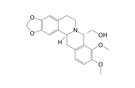 (8S*,14S*)-(+-)-8-Hydroxymethylcanadine