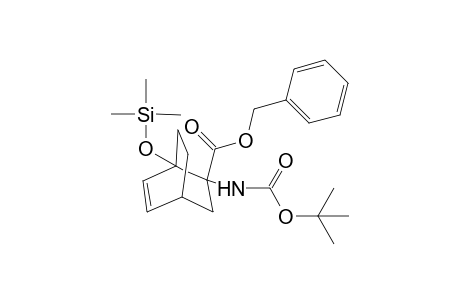 benzyl (1RS,2RS,4SR)-2-t-butyloxycarbonylamino-1-trimethylsilyloxybicyclo[2.2.2]oct-5-ene-2-carboxylate