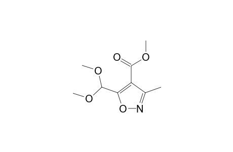 Methyl 5-dimethoxymethyl-3-methylisoxazole-4-carboxylate