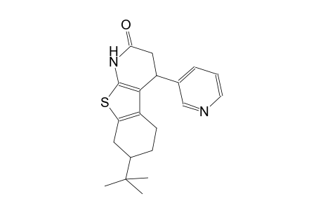 benzo[4,5]thieno[2,3-b]pyridin-2(1H)-one, 7-(1,1-dimethylethyl)-3,4,5,6,7,8-hexahydro-4-(3-pyridinyl)-