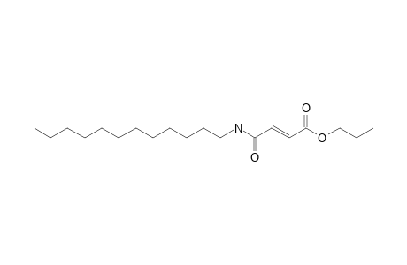 Fumaric acid, monoamide, N-dodecyl-, propyl ester