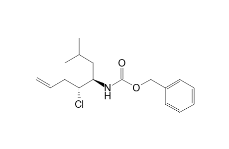 Benzyl (1R,2R)-(2-chloro-1-isobutylpent-4-enyl)carbamate