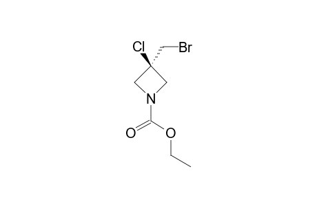 N-(Ethoxycarbonyl)-3-(bromomethyl)-3-chloroazetidine