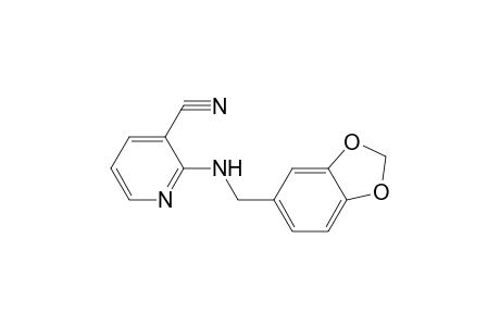3-Pyridinecarbonitrile, 2-[(1,3-benzodioxol-5-ylmethyl)amino]-